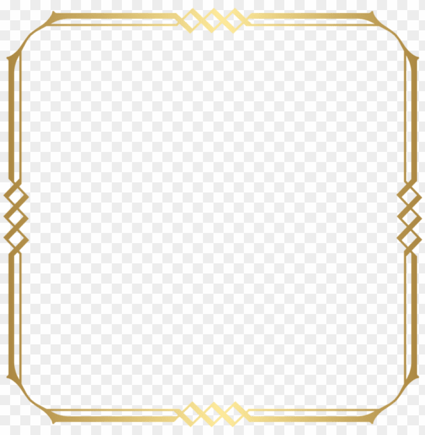 golden border frame