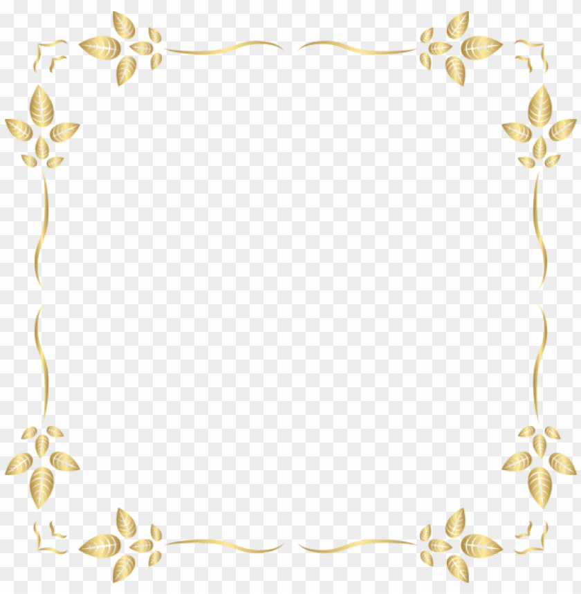 golden border frame png