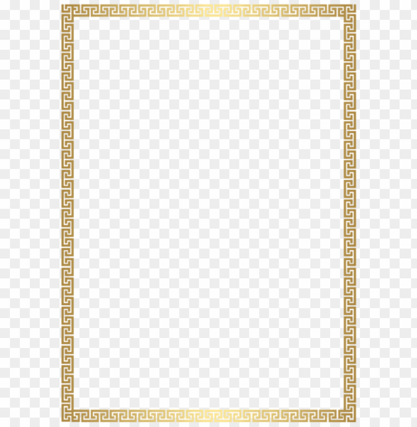 golden deco border