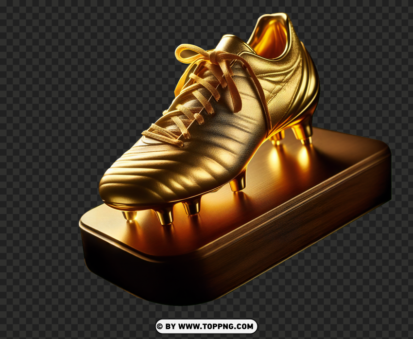 Golden Shoe The Ultimate Football Prize PNG Transparent Background