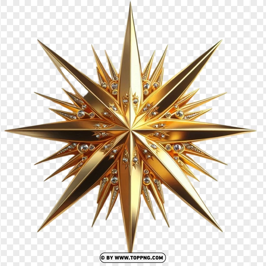 Golden ,star,christmas,festive, Bright, Shiny,isolated