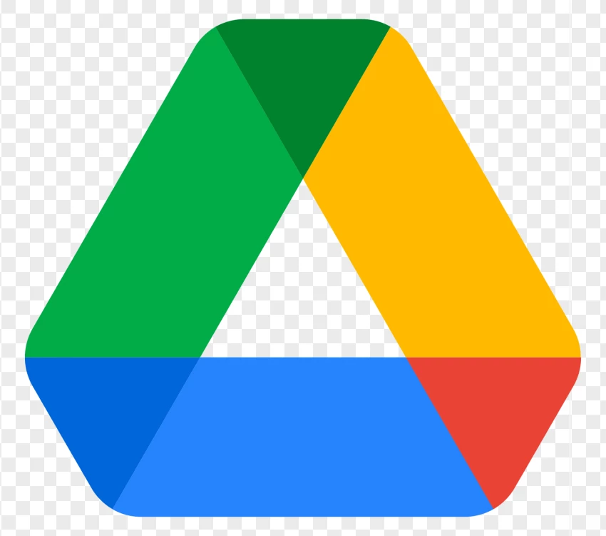 Google Drive Cloud Storage Logo PNG Transparent Background