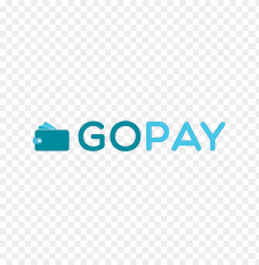 gopay, gopay logo png, gopay payment logo png