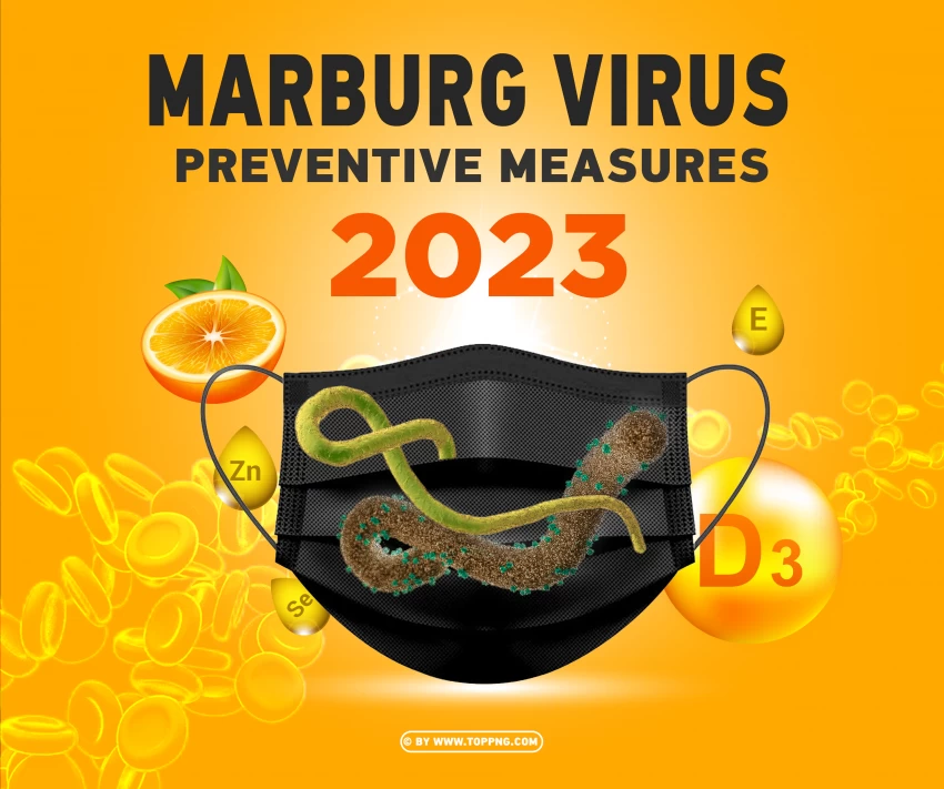 Graphic Design Of Marburg Virus Prevention Measures 2023 PNG Transparent Background