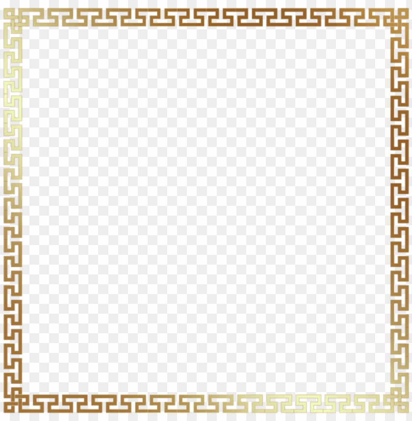 greek style border frame transparent