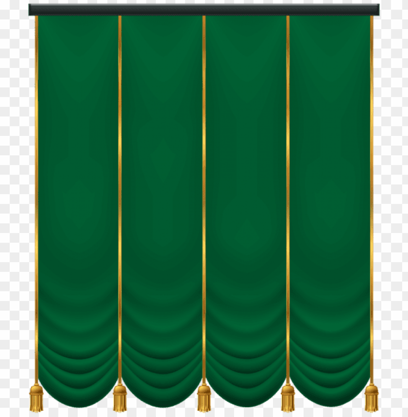 green curtain