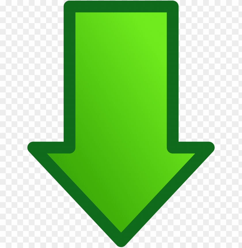 green arrow, down arrow, arrow pointing down, north arrow, green check mark, long arrow