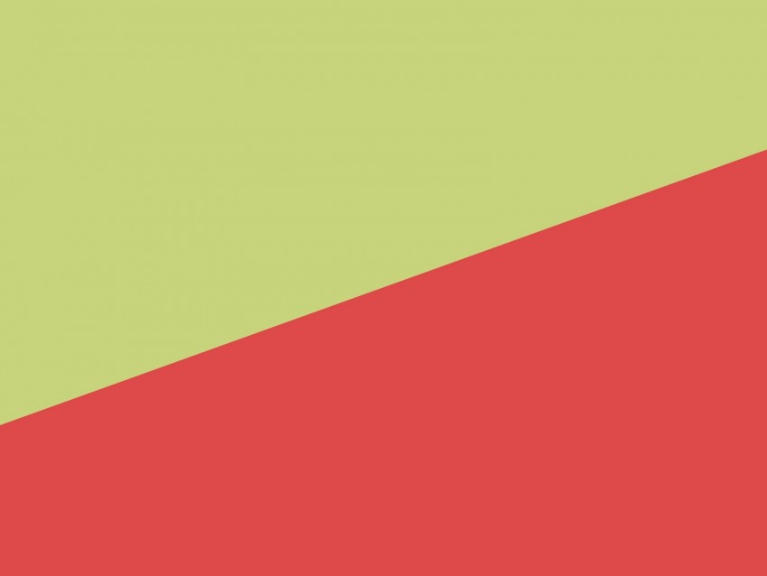 Green Red Line Obliquely Minimalism Background