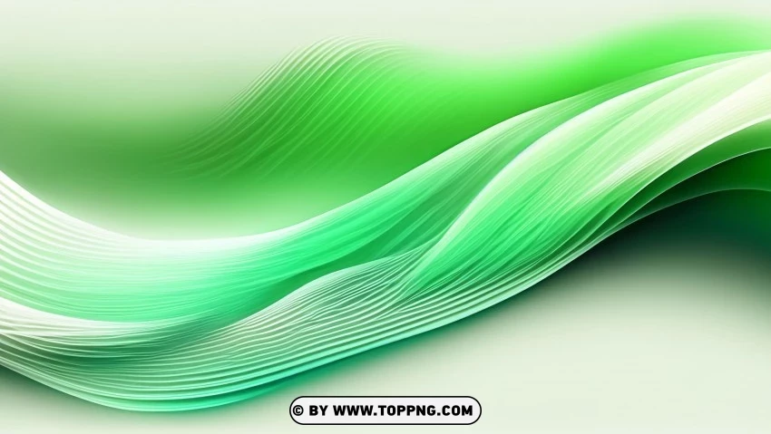 Green Wave Vector Design Element For Social Media PNG Transparent Background