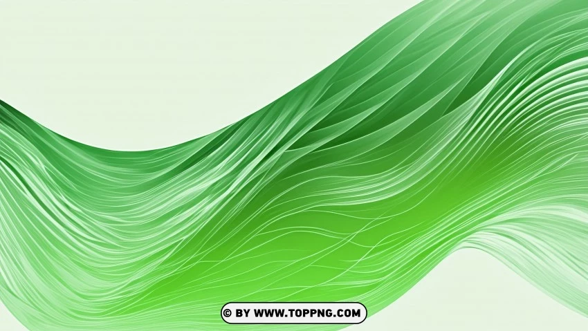 Green Wave Vector Graphic Design For Websites PNG Transparent Background