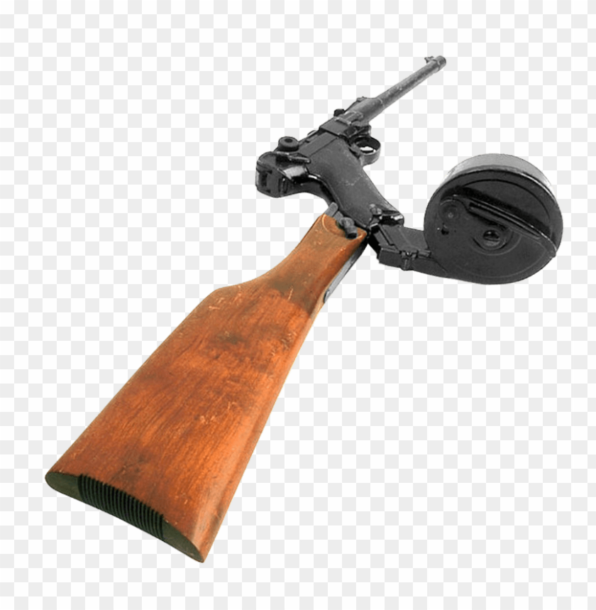 Drum Pistol PNG, firearm, weapon, military