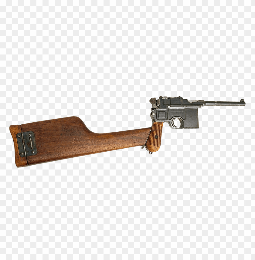 Mauser C96 PNG, firearm, weapon, military