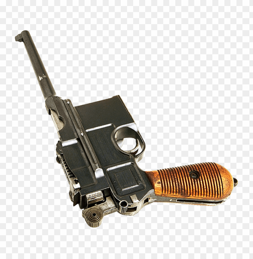 Mauser C96 PNG, firearm, weapon, military