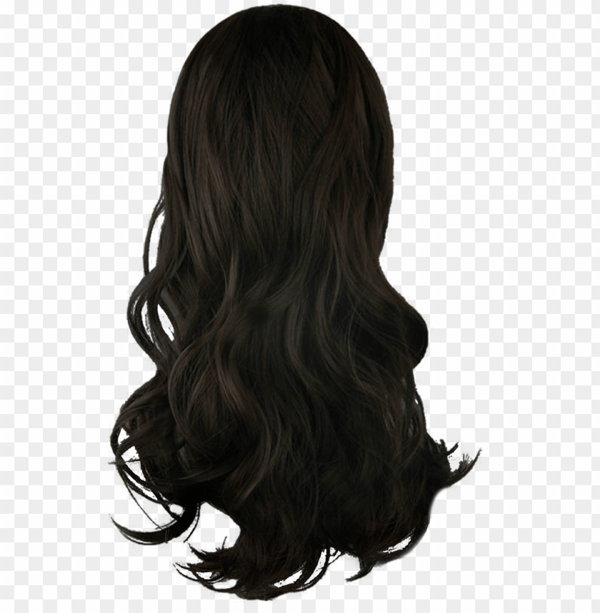 Hair, Wavy, Dark, Long, Natural