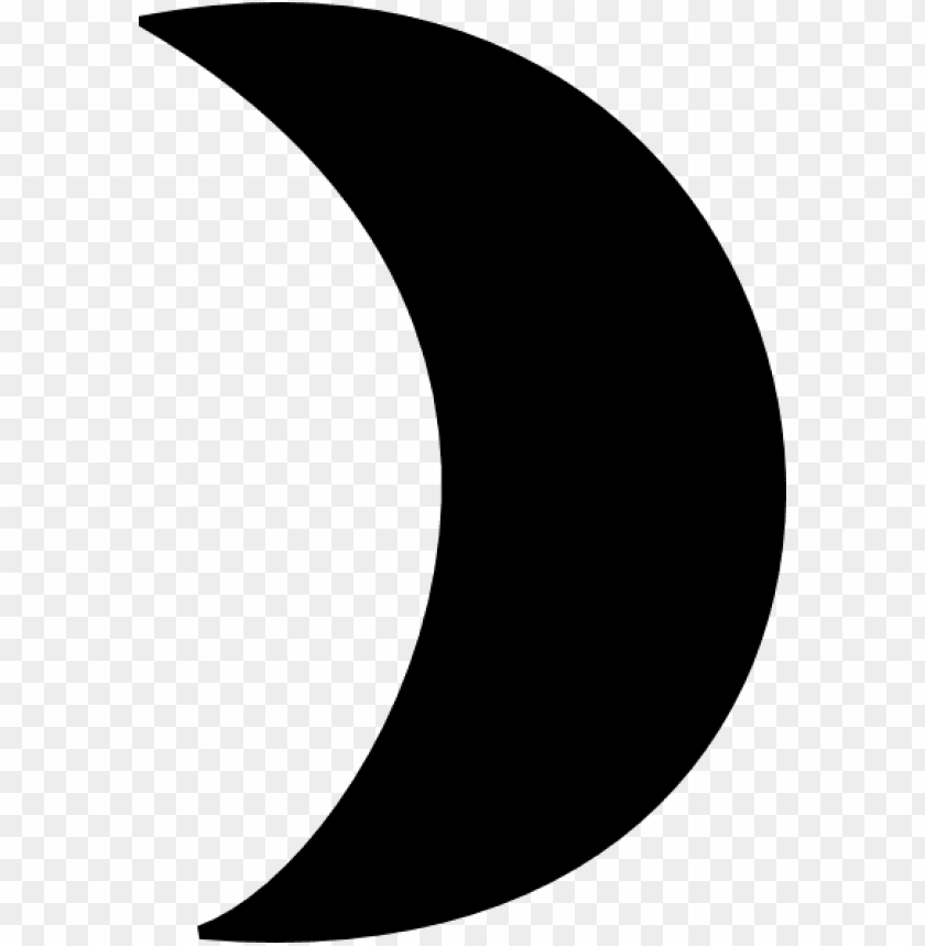 half moon vector