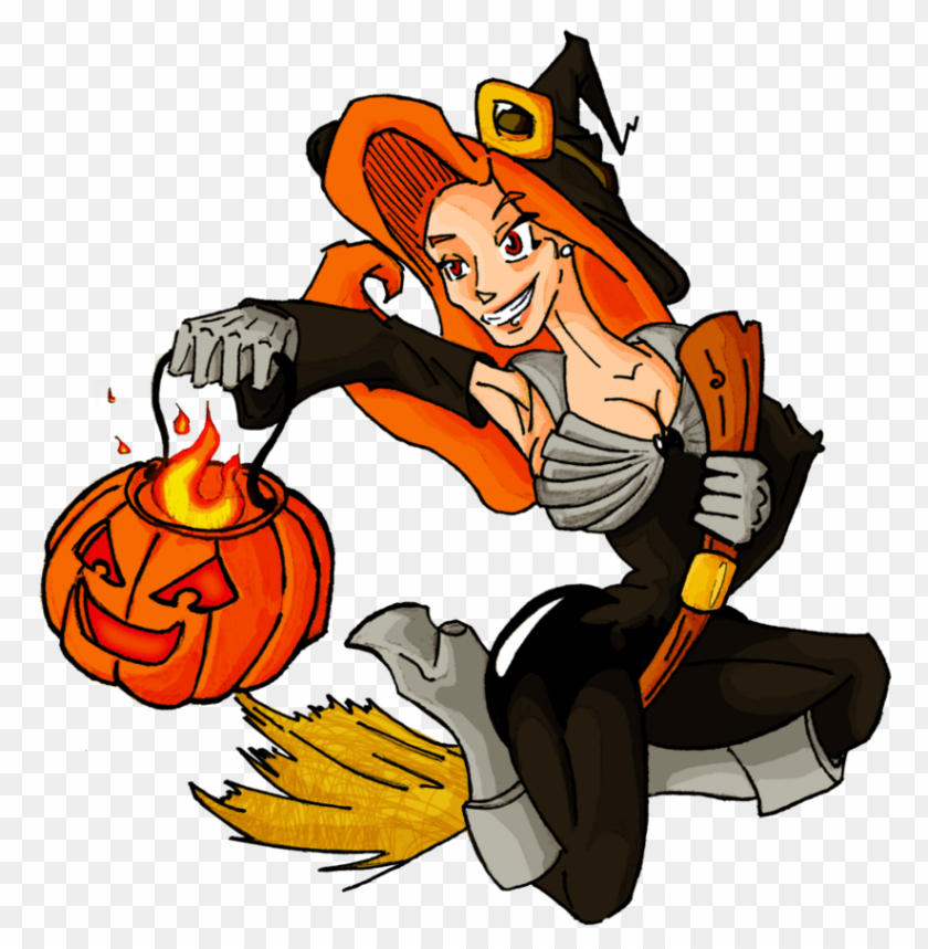 witch, Halloween, pumpkin, costume, spooky, cartoon character, broomstick