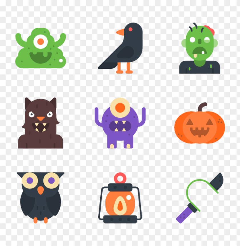 monster, owl, pumpkin, zombie, crow, lantern, werewolf