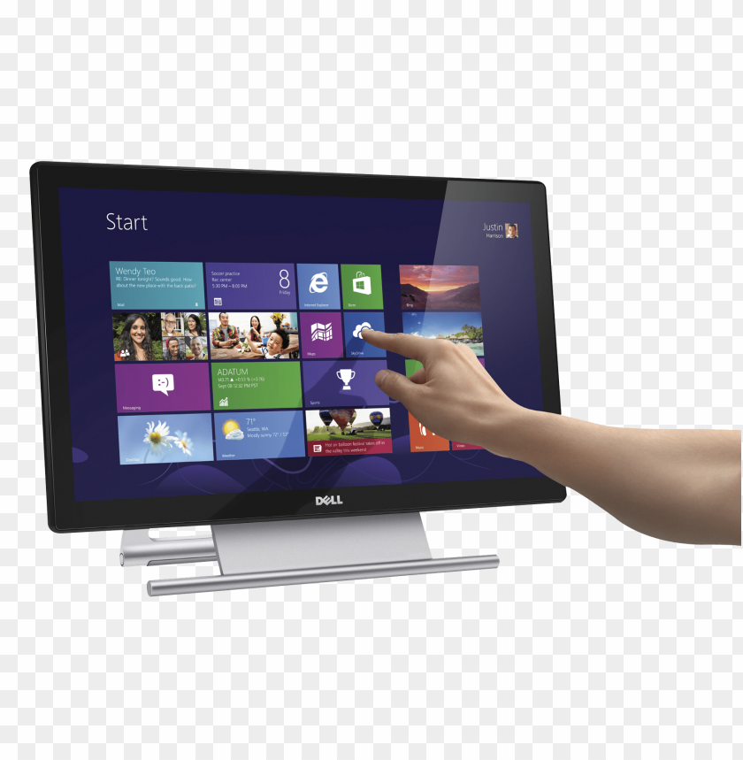 Touchscreen Technology, Interactive Displays, Dell Monitors, Windows Interface, User Experience