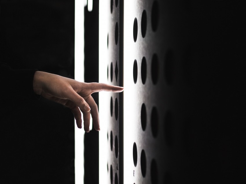 hand, touch, wall, shadow