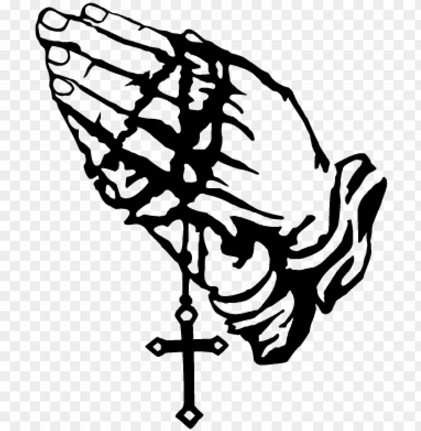 Hands Praying Clipart Royalty Free Library - Prayer Hand PNG Transparent Background