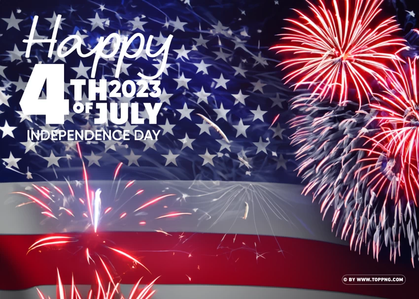 Happy Independence Day Usa 4th July 2023 Hd Images PNG Transparent Background