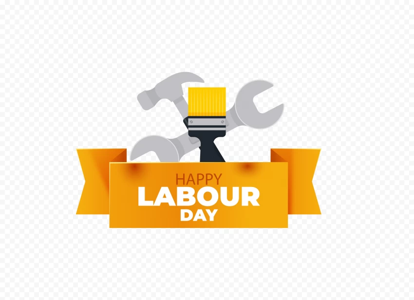 Happy Labor Day With Hd 2023 Realistic PNG Transparent Background