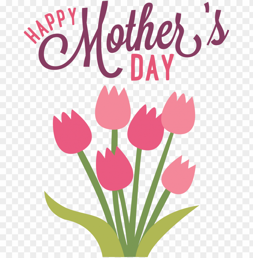 happy, mothers, day, flowers, sticker