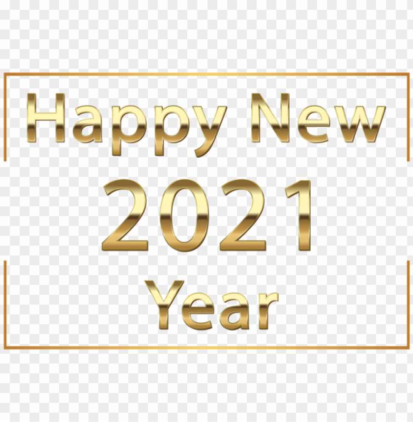 Happy New Year, 2021 celebration, festive graphics, gold text design, holiday decorations