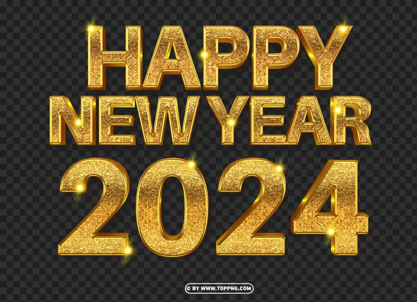 Happy New Year 2024 Gold Lettering , 2024 happy new year png,2024 happy new year,2024 happy new year transparent png,happy new year 2024,happy new year 2024 transparent png,happy new year 2024 png