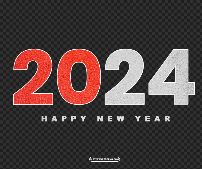 Happy New Year 2024 Images Free Download PNG Transparent Background