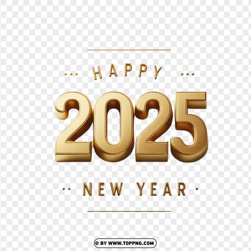 2025 ,New Year,Golden,3d, Number, Gold, Celebration