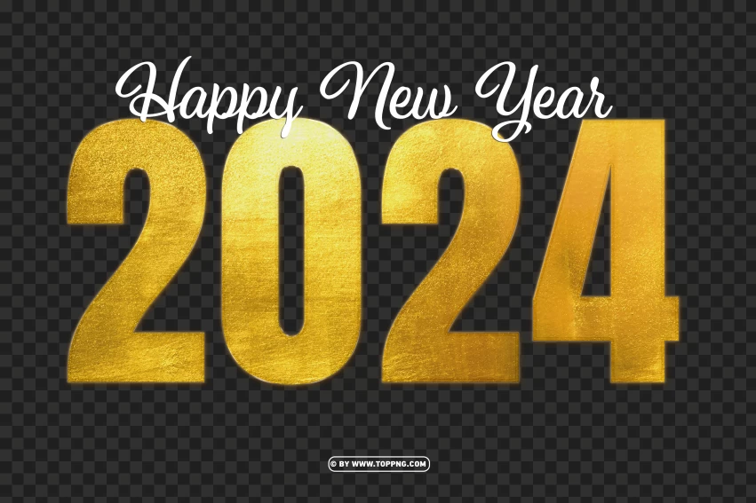  hd 2024 happy new year gold free png  , 2024 happy new year clear background ,2024 happy new year png download ,2024 happy new year png image ,2024 happy new year png ,2024 happy new year png hd ,2024 happy new year transparent png 