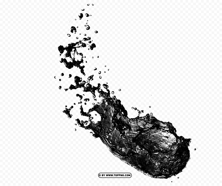 Hd Black Liquid Splash Images Free Download PNG Transparent Background