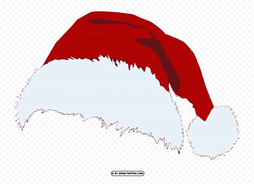 HD Christmas Real Santa Claus Hat PNG