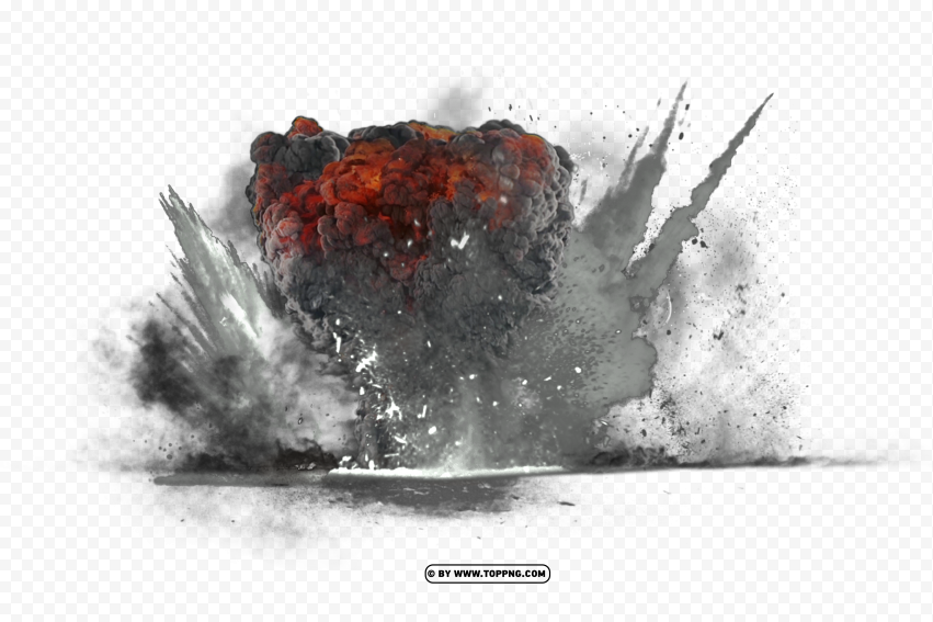 Hd Eexplode And Firebomb Dark Smoke And Fire Flame PNG Transparent Background