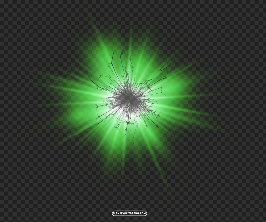 Hd Glowing Green Colors Light PNG Transparent Background