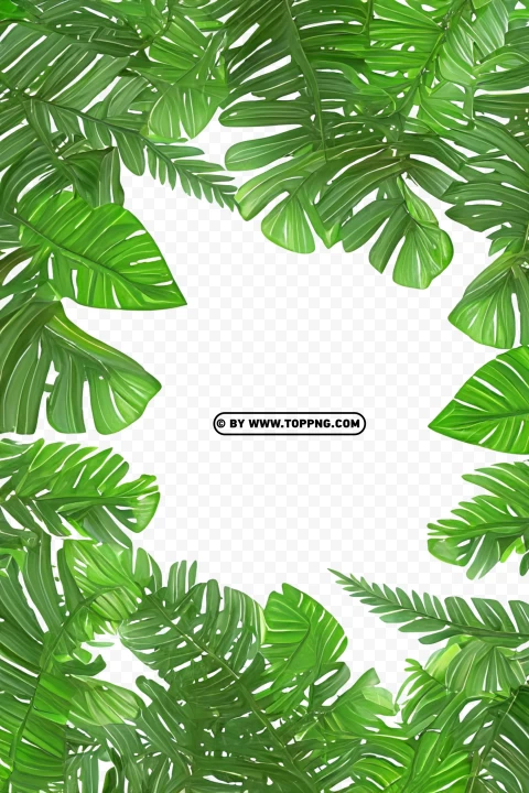 Leaves Frame, Leaves Frame Transparent PNG, Leaves Frame PNG, Nature Frame PNG, Nature Frame Transparent PNG, Nature Frame, Forest Frame PNG