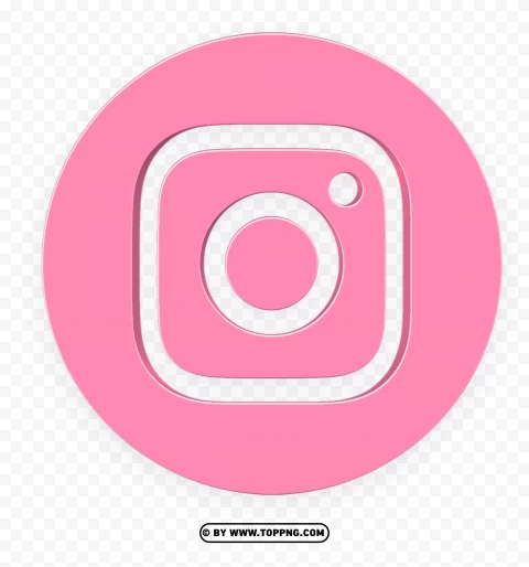 hd light pink round 3d instagram ig logo icon png , instagram logo,
logo,
instagram sketched,
social networks,
social media,
photograph