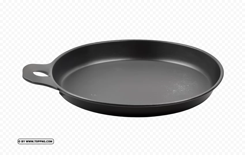 Hd Pizza Pan In Black Steel PNG Transparent Background