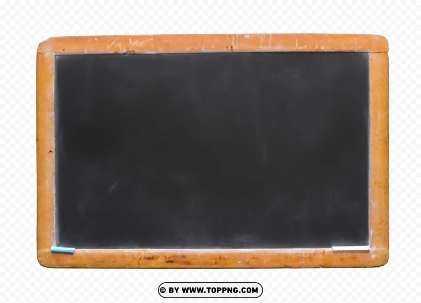 Hd Quality Black Wooden Chalkboard PNG Transparent Background