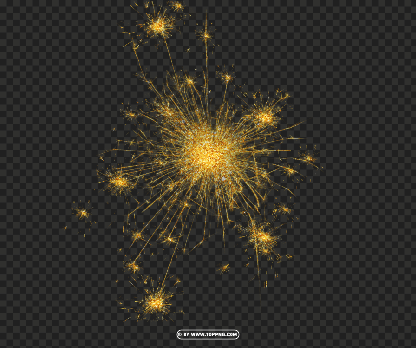 Hd Sparkle Glitter Golden Design PNG Transparent Background