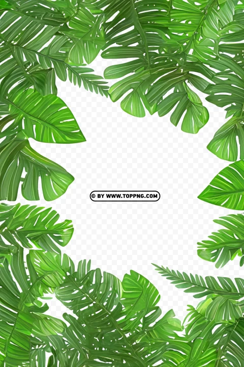 Leaves Frame, Leaves Frame Transparent PNG, Leaves Frame PNG, Nature Frame PNG, Nature Frame Transparent PNG, Nature Frame, Forest Frame PNG