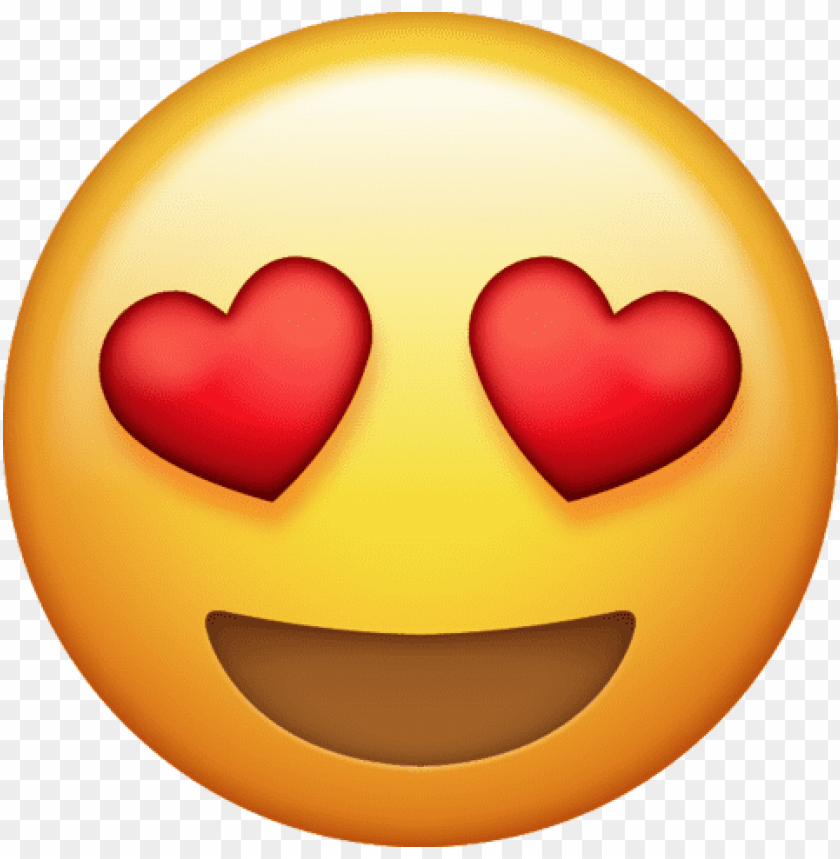 heart, eyes, emoji, png, 2018