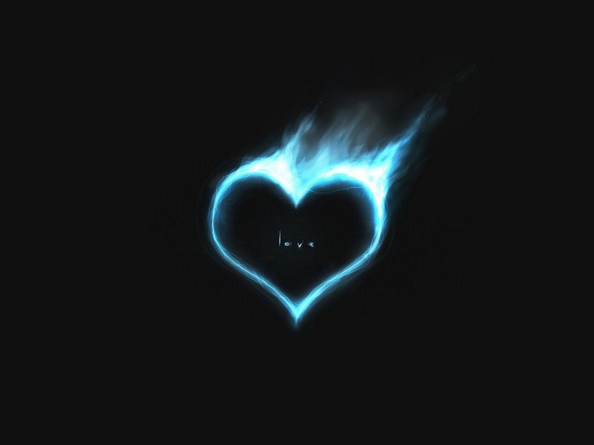 heart, fire, love, burn, art