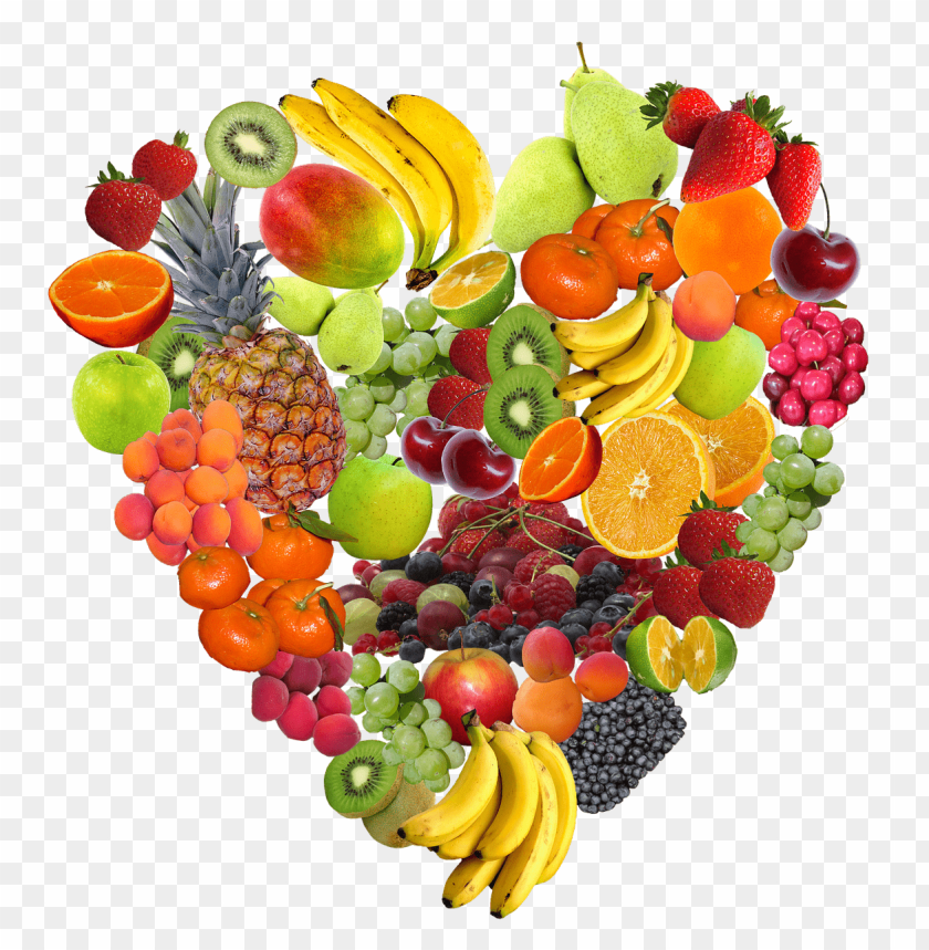 people, hearts, heart made of fruit, 