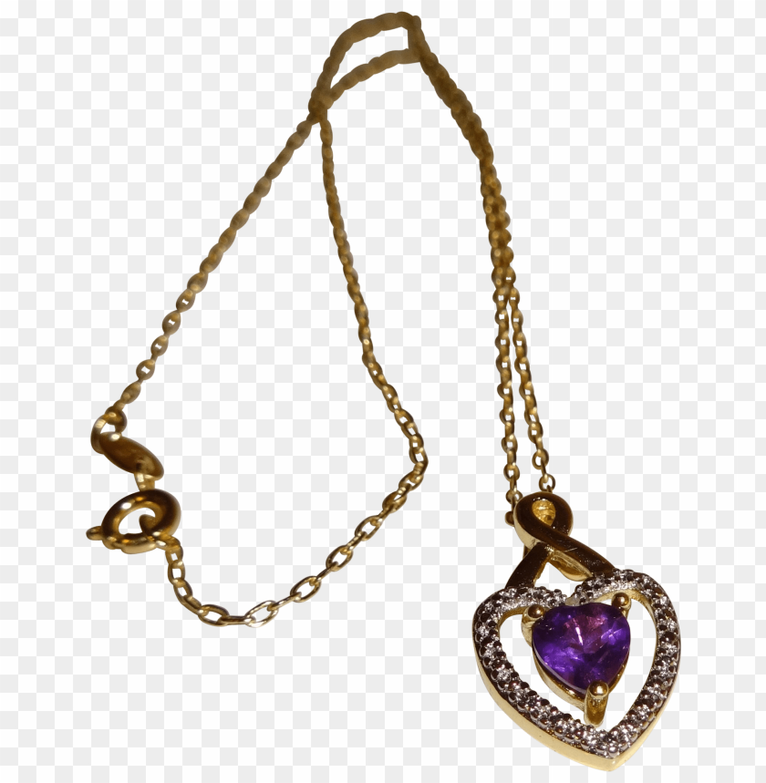 jewelry, necklaces, heart-shaped, gold, amethyst