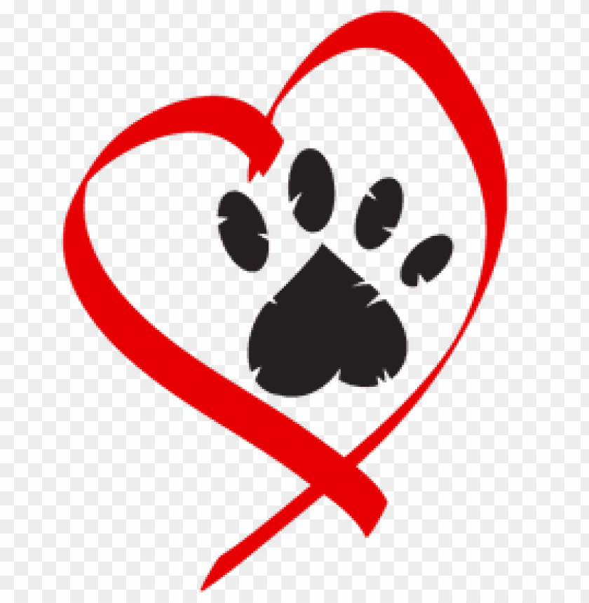 heart paw print