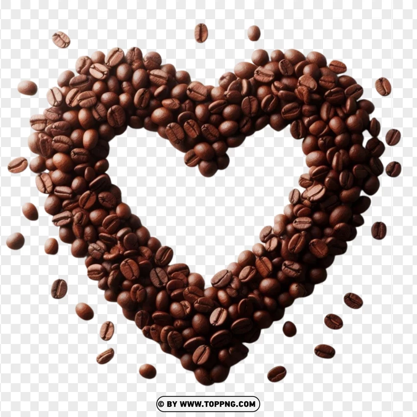 coffee,Heart Shape,coffee frame,nature, Isolated,  brown, espresso