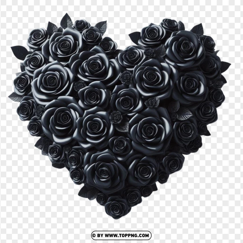 Black Roses,Heart Shape,Sad Message,isolated, petal, upset, Sadness