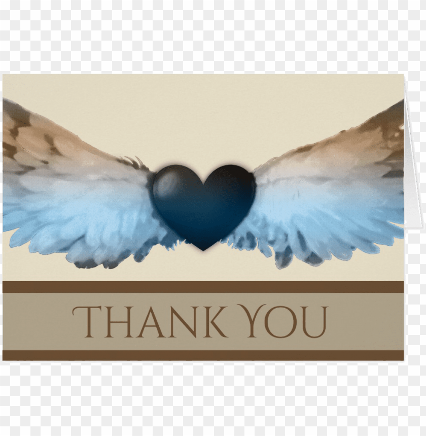 thank you icon, thank you, watercolor heart, angel wings, angel wings clipart, black angel wings